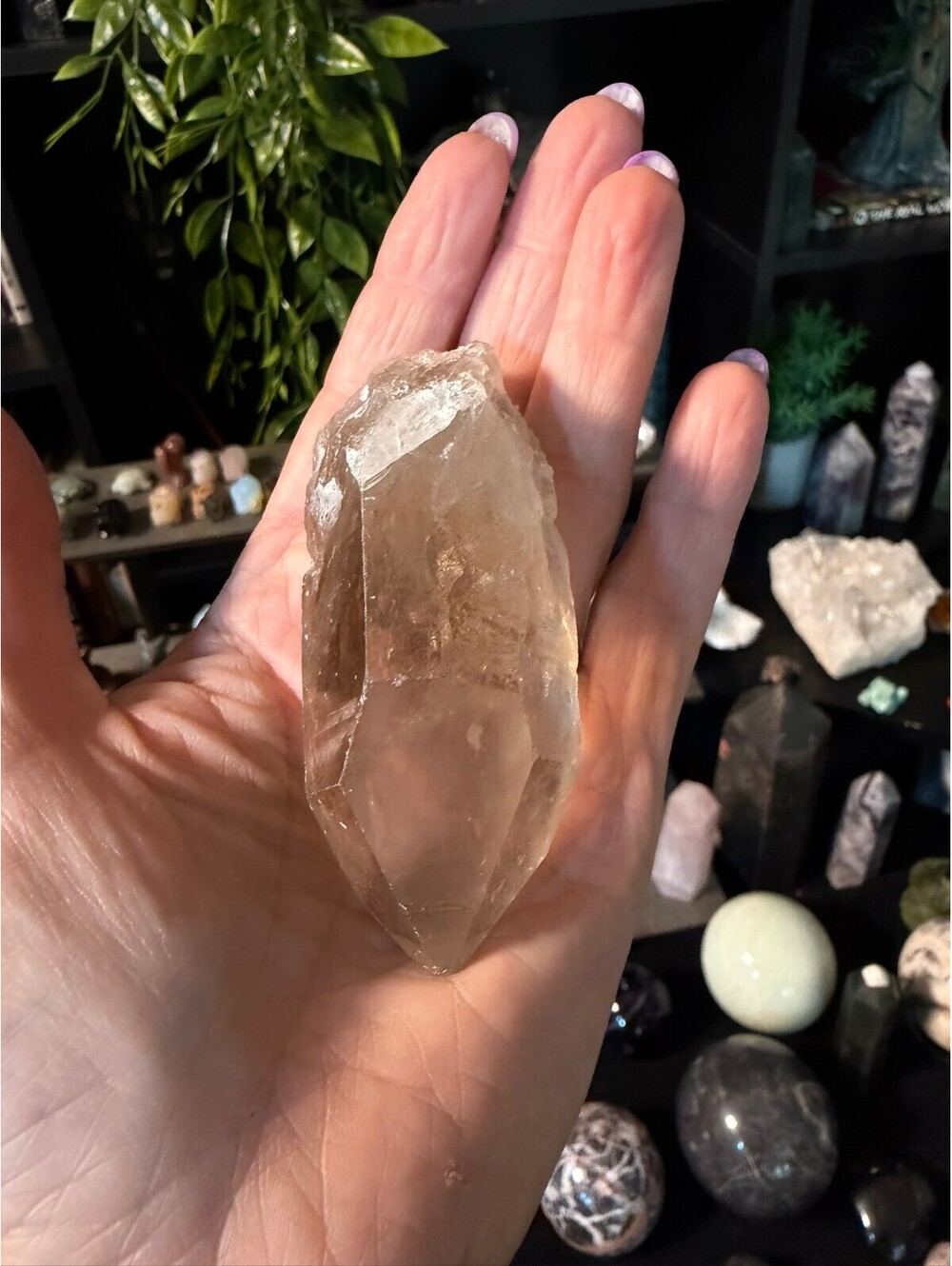 Double Terminated Crystal Quartz Point